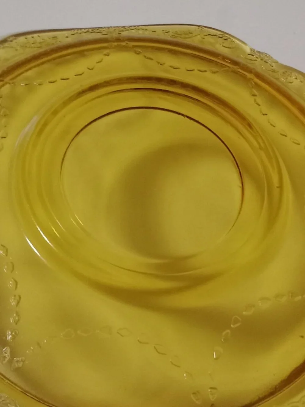 Depression Glass Saucer
